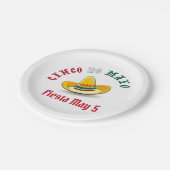 Cinco de Mayo 5 mei Fiesta Papieren Bordje (Gekanteld)