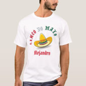 Cinco de Mayo 5 mei Fiesta T-shirt (Voorkant)