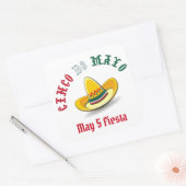 Cinco de Mayo 5 mei Fiesta Vierkante Sticker (Envelop)