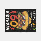Cinco de Mayo 60e verjaardag Taco 60 jaar Mexicaan Fleece Deken (Voorkant (Horizontaal))