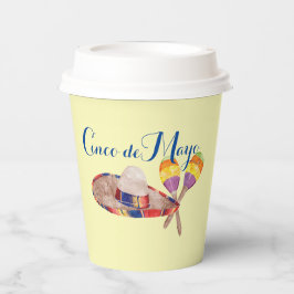 Cinco de Mayo 8oz Paper Cup, deksel: deksel Papieren Bekers