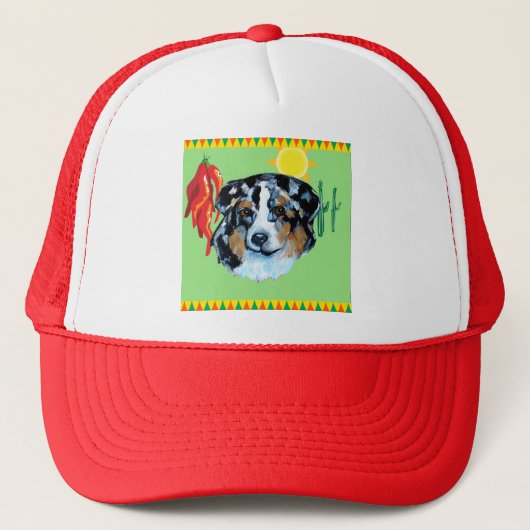 CINCO de MAYO AUSTRALISCHE HERDER Trucker Pet (Voorkant)