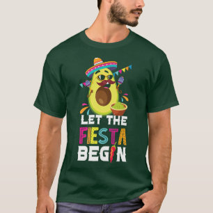 Cinco De Mayo Avocado Guacamole SombreroT-Shirt T-shirt