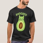 Cinco De Mayo Avocado Mexico Meow Avogato Cat Cut T-shirt (Voorkant)