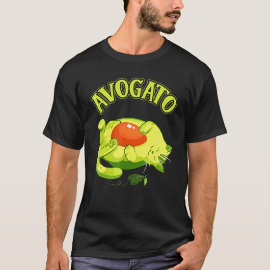 Cinco De Mayo   Avocado Mexico Meow Avogato Cat T-shirt (Voorkant)