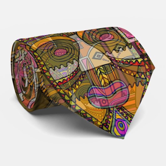 Cinco de Mayo Aztec Stropdassen (Opgerold)