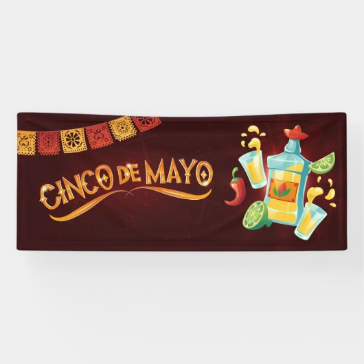 Cinco De Mayo Banner (Horizontaal)