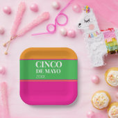 Cinco De Mayo BBQ-feest Papieren Bordje (Feest)