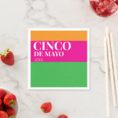 Cinco De Mayo BBQ-feest  Servet (Insitu)