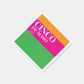 Cinco De Mayo BBQ-feest  Servet (Hoek)