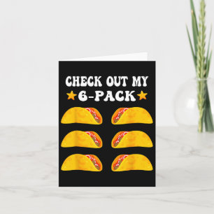 Cinco de Mayo Bekijk mijn 6-pack met Tacos F Kaart