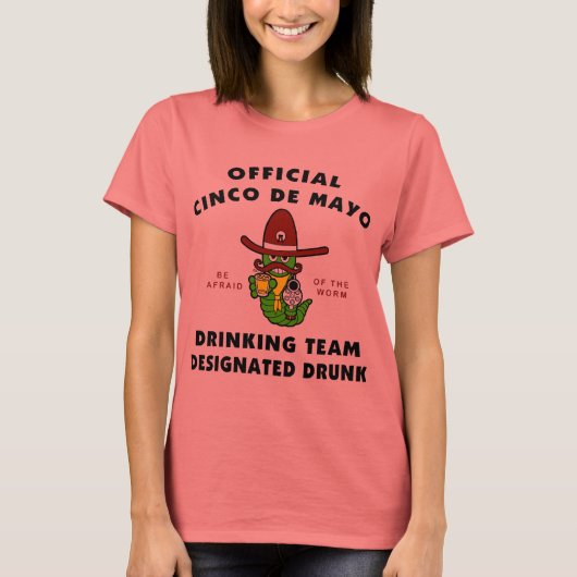 Cinco de Mayo benoemde Drink dames T-shirt (Voorkant)