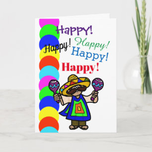 Cinco de Mayo Birthday Card Kaart