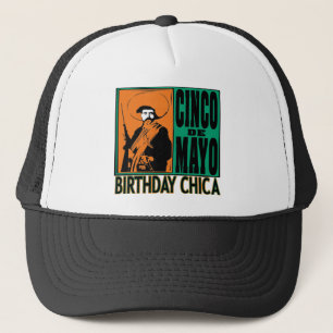 Cinco de Mayo Birthday Chica Trucker Pet