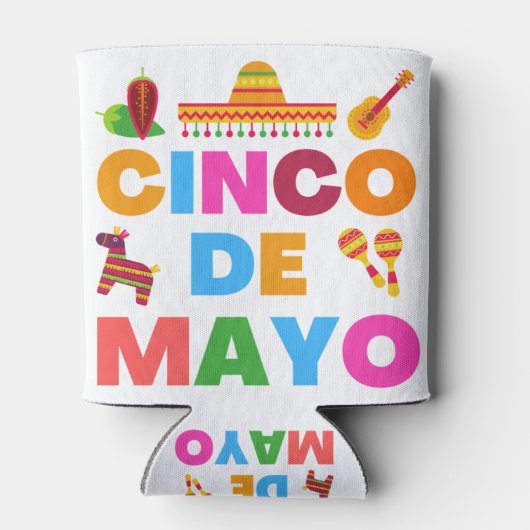 Cinco De Mayo Blikjeskoeler (Achterkant)