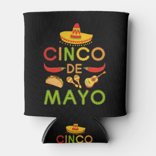 Cinco de Mayo Blikjeskoeler (Voorkant)