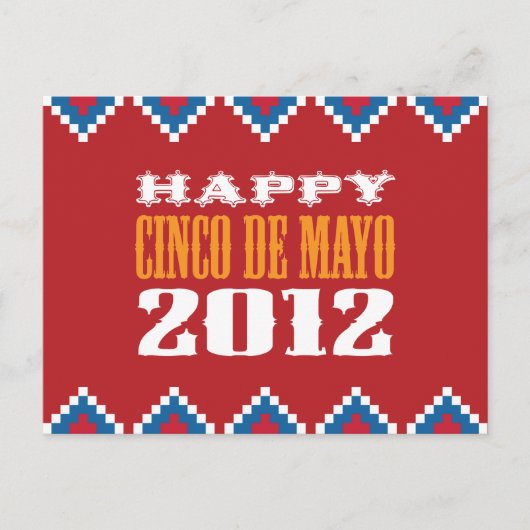 Cinco de Mayo Briefkaart (Voorkant)