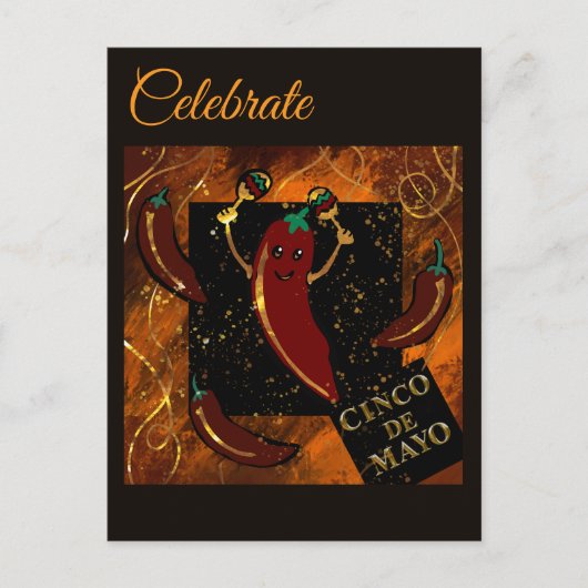Cinco de Mayo Briefkaart (Voorkant)