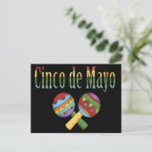 Cinco de Mayo Briefkaart (Staand voorkant)