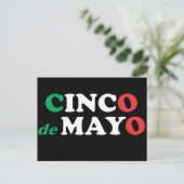Cinco de Mayo Briefkaart (Staand voorkant)