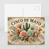 Cinco de Mayo Briefkaart (Voorkant / Achterkant)