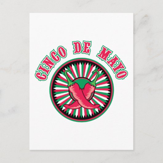 CINCO DE MAYO BRIEFKAART (Voorkant)
