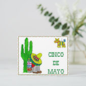 CINCO DE MAYO BRIEFKAART (Staand voorkant)