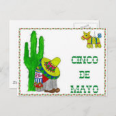 CINCO DE MAYO BRIEFKAART (Voorkant / Achterkant)