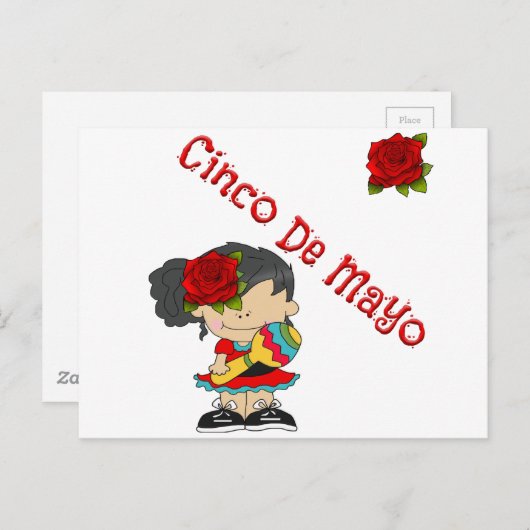 Cinco De Mayo Briefkaart (Voorkant / Achterkant)