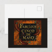 Cinco de Mayo Briefkaart (Voorkant / Achterkant)