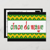 cinco de mayo briefkaart (Voorkant / Achterkant)