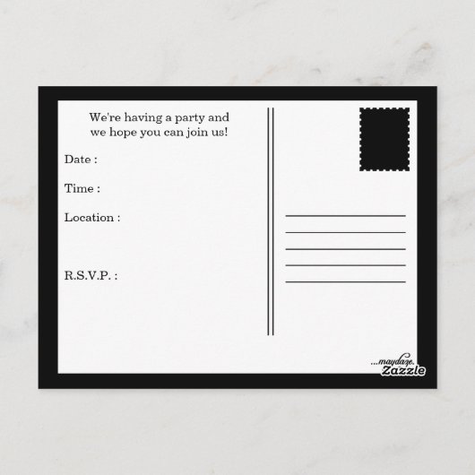 cinco de mayo briefkaart (Achterkant)