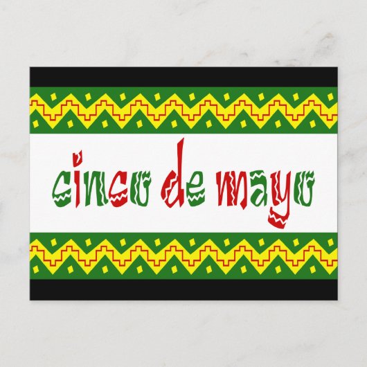 cinco de mayo briefkaart (Voorkant)
