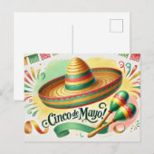 Cinco de Mayo Briefkaart (Voorkant / Achterkant)