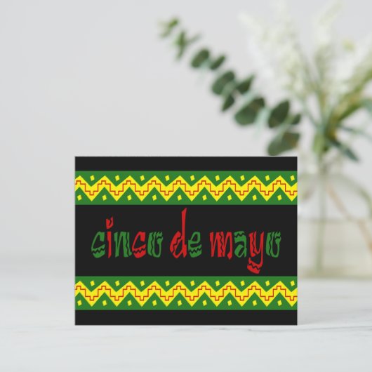 cinco de mayo briefkaart (Staand voorkant)