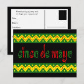 cinco de mayo briefkaart (Voorkant / Achterkant)