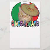 Cinco de Mayo Briefpapier (Voorkant)