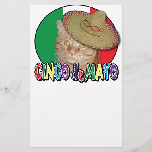 Cinco de Mayo Briefpapier (Voorkant)