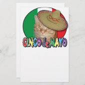 Cinco de Mayo Briefpapier (Voorkant / Achterkant)