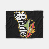 Cinco De Mayo Bruid Sombrero Margarita Party Mexic Fleece Deken (Voorkant (Horizontaal))