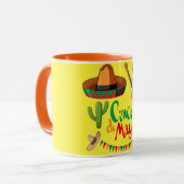 Cinco de Mayo – Bruisende Mexicaanse Fiesta Mok (Voorkant links)