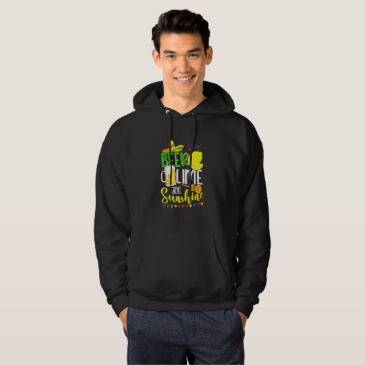 Cinco De Mayo Bunny Breng Beer Limoen Guitar Sombr Hoodie (Voorkant volledig)