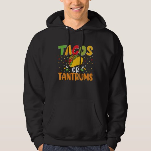 Cinco De Mayo, Buritos , Mexico Tacos and Avocado  Hoodie (Voorkant)