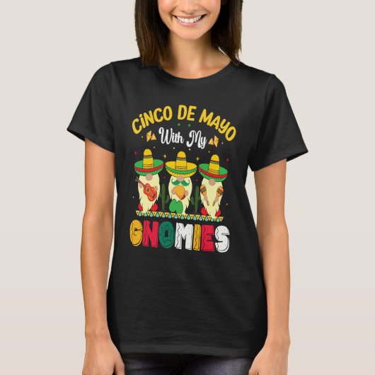Cinco De Mayo, Buritos , Mexico Tacos and Avocado T-shirt (Voorkant)