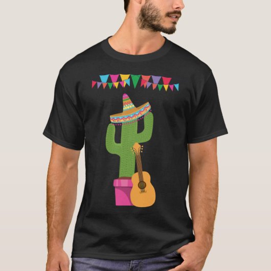 Cinco De Mayo Burritos Mexico Tacos and Avocado 10 T-shirt (Voorkant)