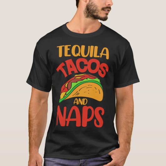 Cinco De Mayo Burritos Mexico Tacos and Avocado 16 T-shirt (Voorkant)