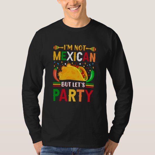 Cinco De Mayo Burritos Mexico Tacos and Avocado  1 T-shirt (Voorkant)