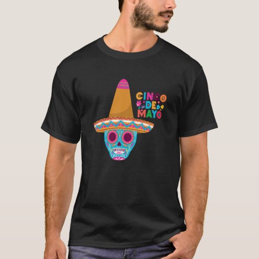 Cinco De Mayo Burritos Mexico Tacos and Avocado  1 T-shirt (Voorkant)