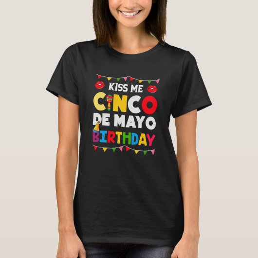 Cinco De Mayo Burritos Mexico Tacos and Avocado  1 T-shirt (Voorkant)