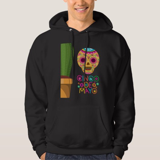 Cinco De Mayo Burritos Mexico Tacos and Avocado 25 Hoodie (Voorkant)